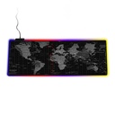 Tapis de souris Yelandar RGB LED World Map Gamer 