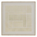 toile imprimée / cad / fl idrissa 58x58, beige tableau 
