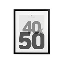 Cadre photo noir Eva 40x50 