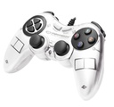 Manette de jeu pc usb fighter blanche