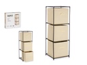 Etagere 3 tiroirs tint naturel