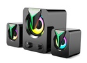 Enceintes soprano arc-en-ciel à LED USB 2.1