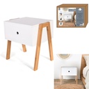 Chevet empilable blanc