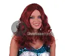 Perruque cheveux longs sirène – rouge cuivré