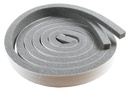 Boudin de porte en mousse 17x17 mm – lot de 2 x 6,5 m noir