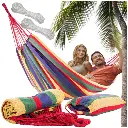 Hamac de jardin XXL pour deux personnes multi color