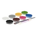 Peintures pour le visage 8 couleurs avec accessoires