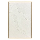Decoration murale 3D Kohana 116x75 cm – blanc