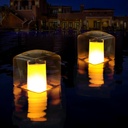 Flamme Flottantes Piscine 2 Lumières solaires  