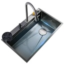 Evier de cuisine multifonctionnel – 75 × 45 cm