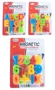 Carte blister magnétique avec lettres et chiffres