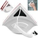 Nettoyeur de vitres double face avec raclette