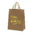 Sac cadeau en papier kraft Happy Birthday