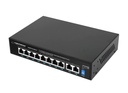 Commutateur PoE 10/100 10 ports, spotter 96 W