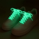 Lacets phosphorescents pour chaussures Albastre Bleu