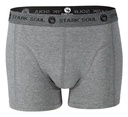 Boxer rétro homme Stark Soul gris en coton