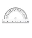 RAPPORTEUR 180° + REGLE 10CM PLASTIQUE