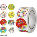 STICKERS ANNIVERSAIRE (25mm 500PCS)