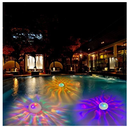 Lumiere LED colorée de piscine flottante