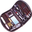 Coffret manucure Nagel Elina 18 pièces noir 26cm