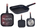 Poele a Griller 28x28cm en fonte à induction complète 