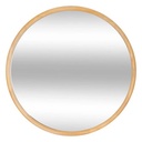 Miroir bois kim D55, marron