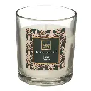 Bougie votive verre Feve Tonka 110g, transparent
