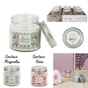 Bougie parfume pot maman H6.5cm, 2-fois assorti