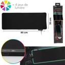 Tapis de souris gamer xl RGB 2 ports usb