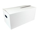 Cartons de déménagement 540 x 285 x 260 mm   Blanc ZEN02